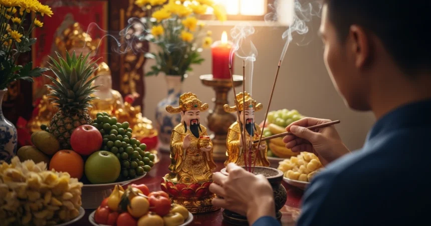 Văn khấn khai quang Thần Tài Thổ Địa