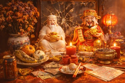 10 Đại Kỵ Bàn Thờ Thần Tài Khiến Gia Chủ Tán Lộc