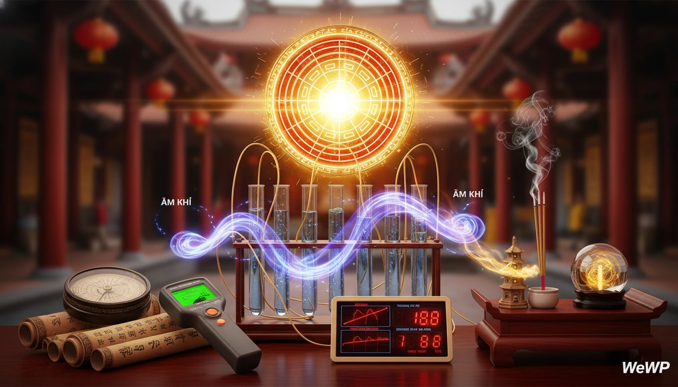 Âm Khí Là Gì? Bản Chất Trường Khí Âm Dưới Góc Nhìn Khoa Học & Cách Hóa Giải