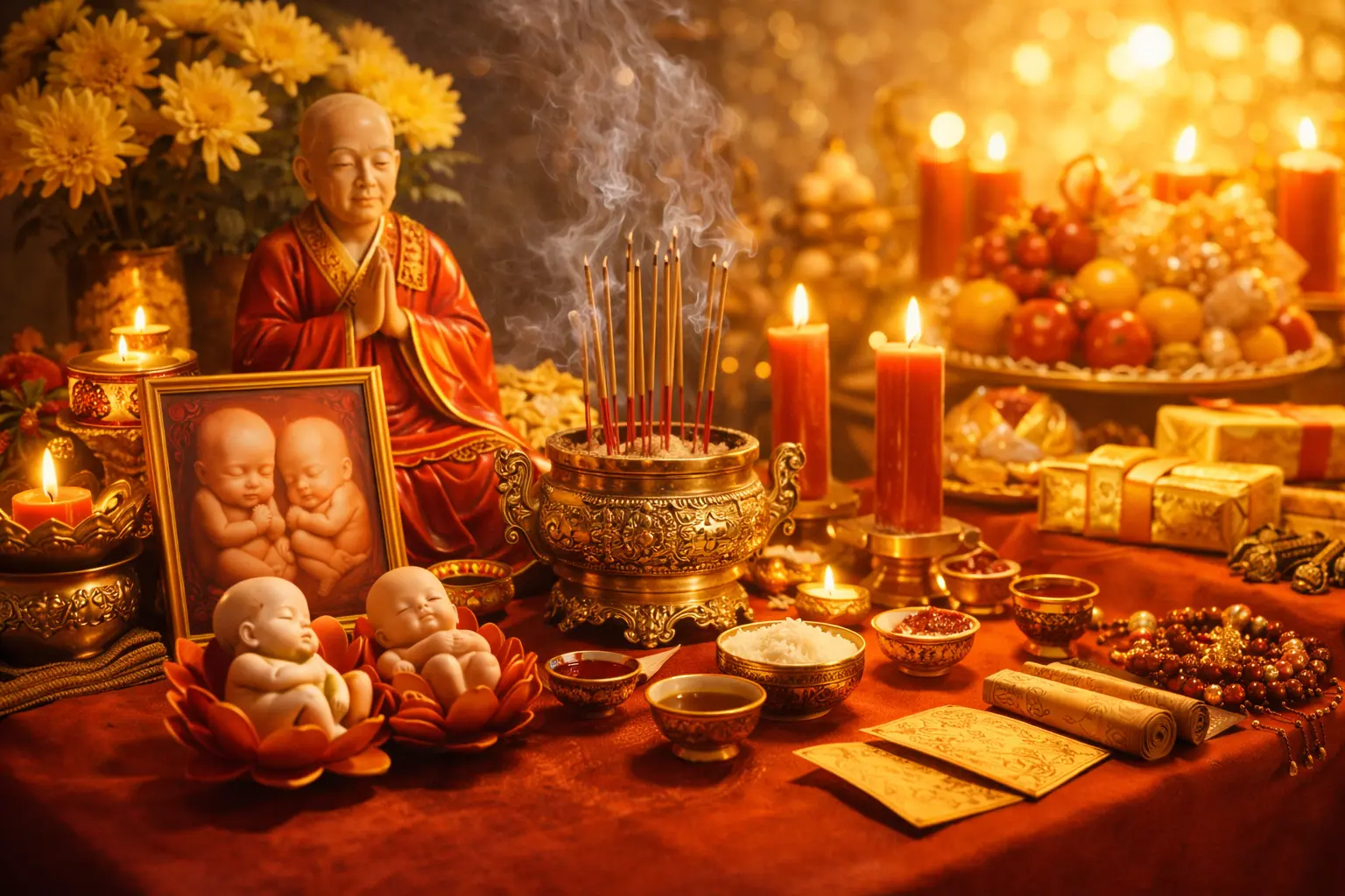 Văn Khấn Cầu Siêu Thai Nhi Tại Nhà