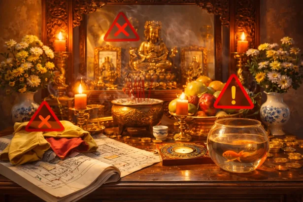 10 Đại Kỵ Phong Thủy Bàn Thờ Phá Nát Gia Đạo Và Cách Hóa Giải Tận Gốc