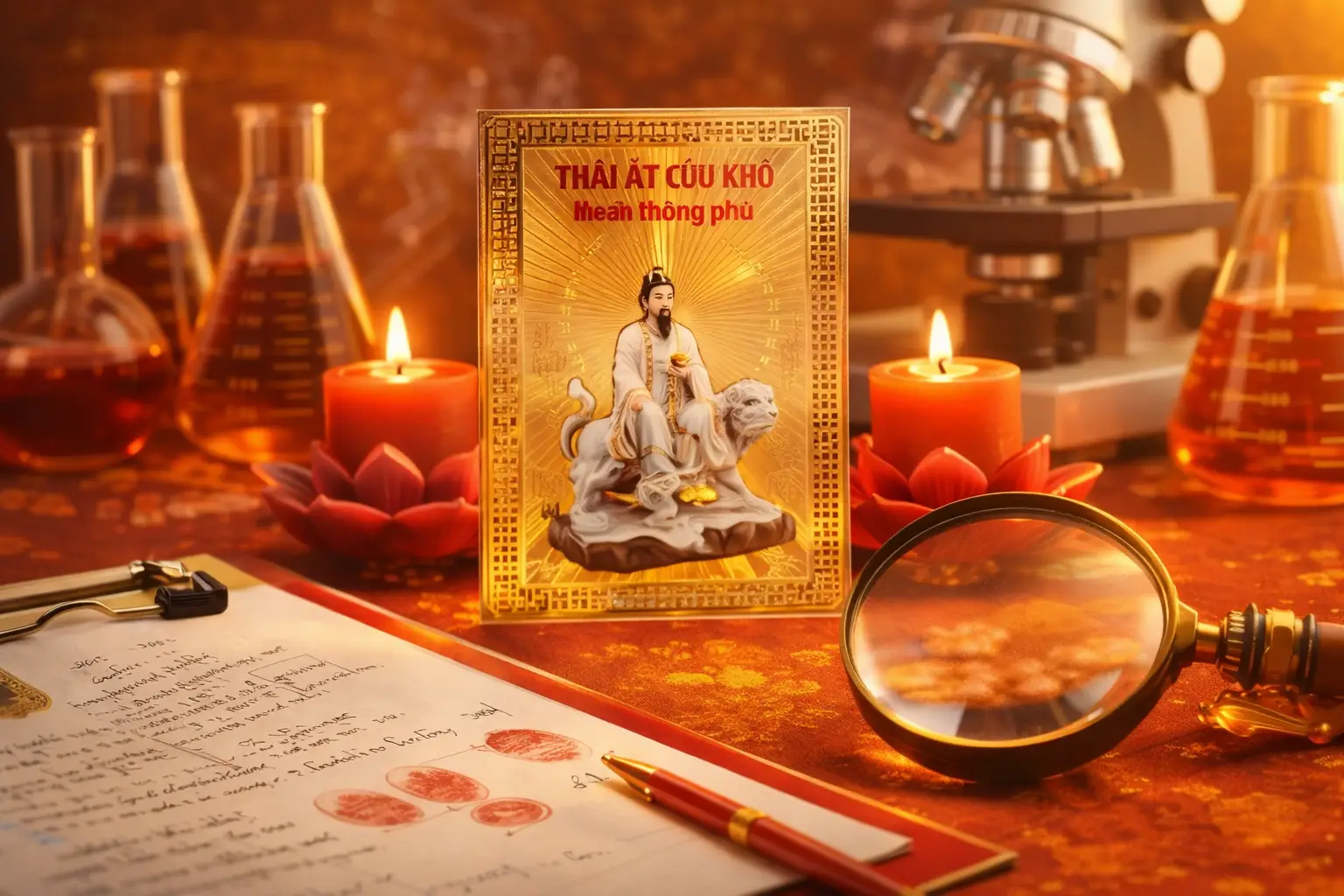 Linh Phù Thái Ất Cứu Khổ Bí Pháp Hóa Giải Thị Phi & Trị Tiểu Nhân